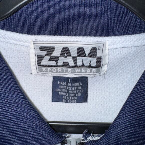 Vintage Y2K Dallas texas jersey 2000s polo 1/4 zip t-shirt - Picture 3 of 4